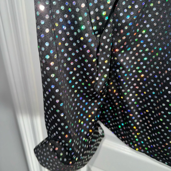 Morph Costumes Disco Dude Metallic Shirt Size XL - Picture 9 of 14